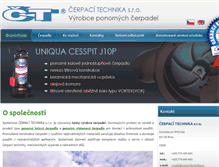 Tablet Screenshot of cerpacitechnika.eu